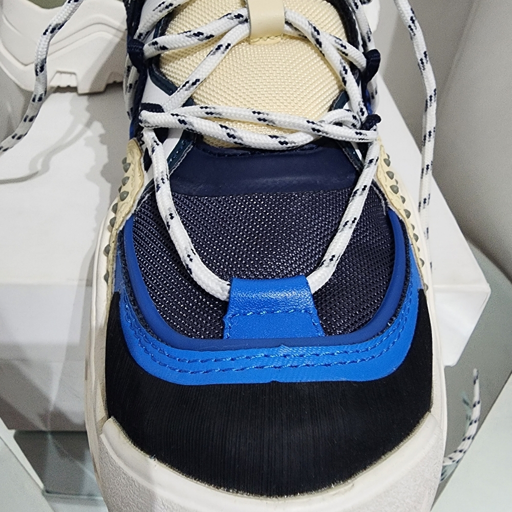 Kenzo Low Top Sneakers Blue Size 39 8.5 - Picture 6 of 14